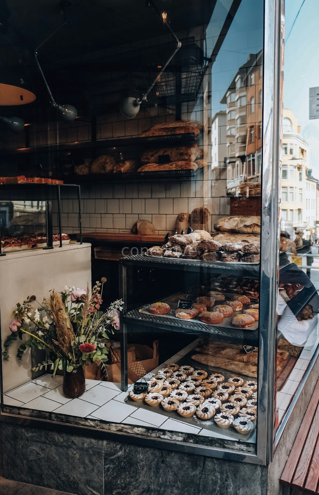 Freshly baked pastries