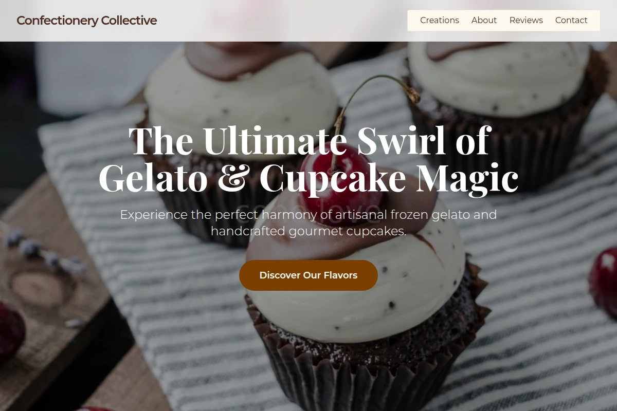 Gelato Cupcake